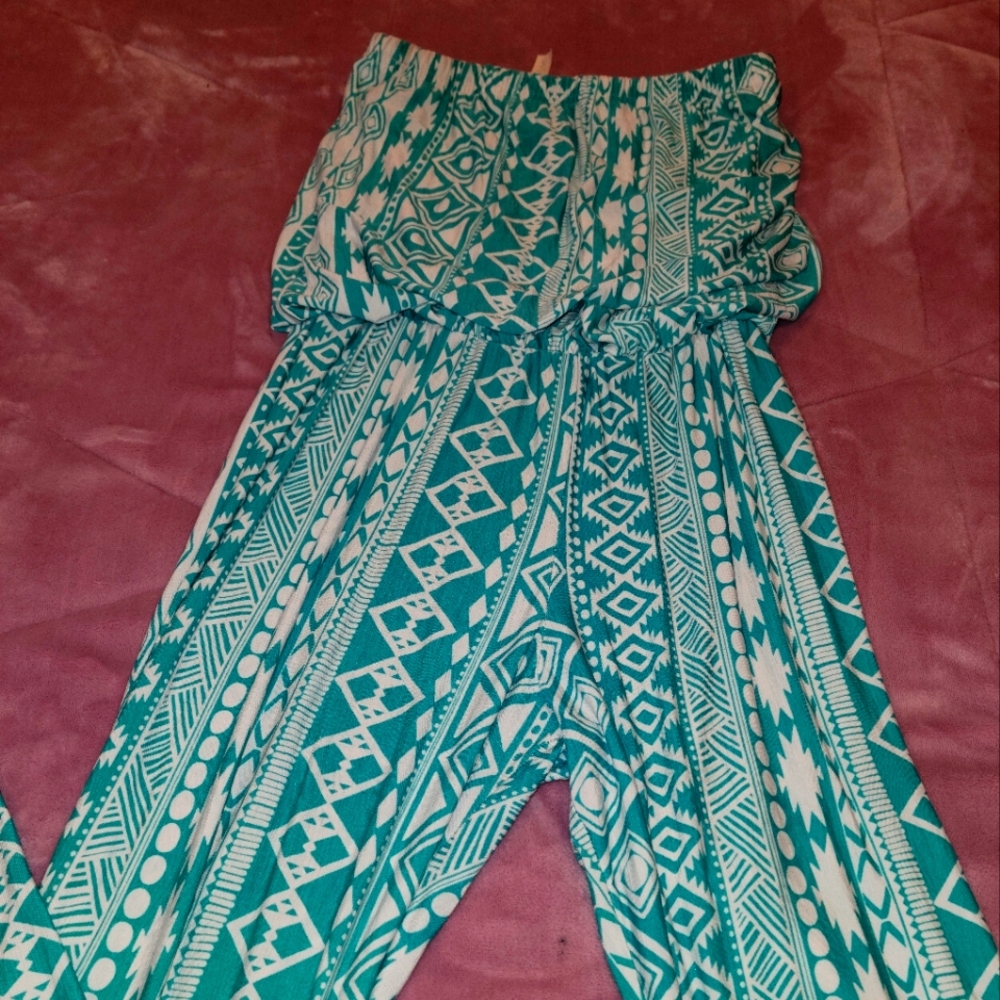 Tube Top Pants Romper